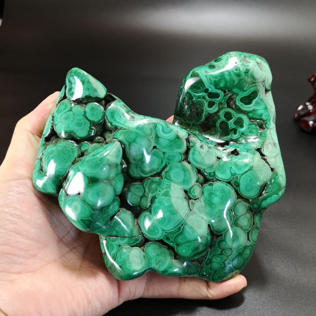 16.孔雀石　マラカイト　原石　鉱物　ミネラル　魔除け　開運　インテリア　風水 a41063-1_700.jpg